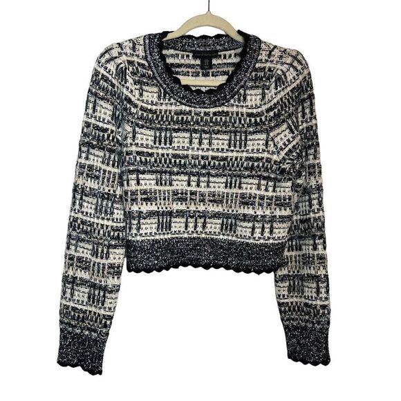 House of Harlow 1960 Scallop Edge Sweater Sz. M - Picture 1 of 6